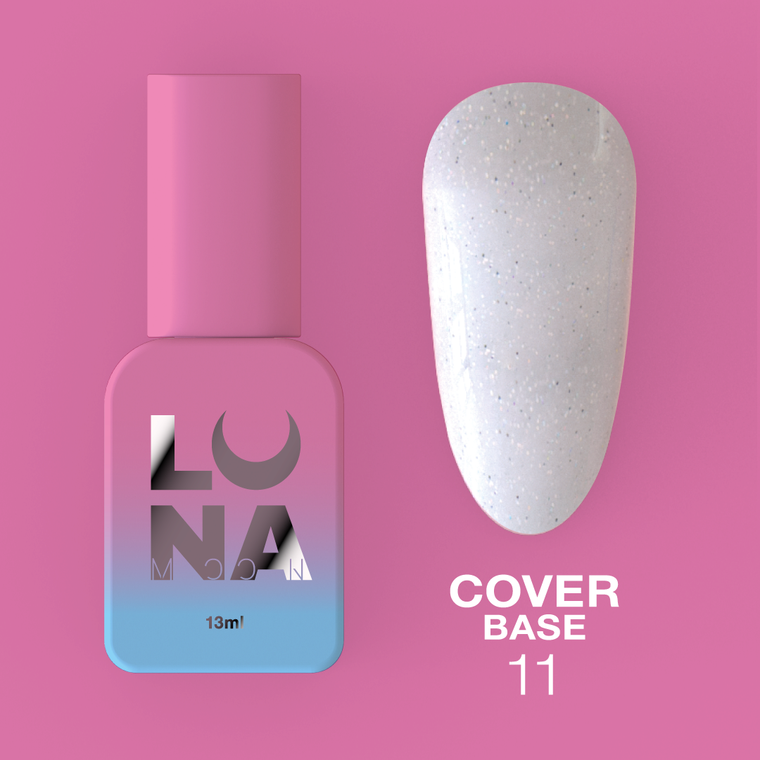 Классическая база LunaMoon Cover Base No. 11, 13 мл (база для ногтей)
