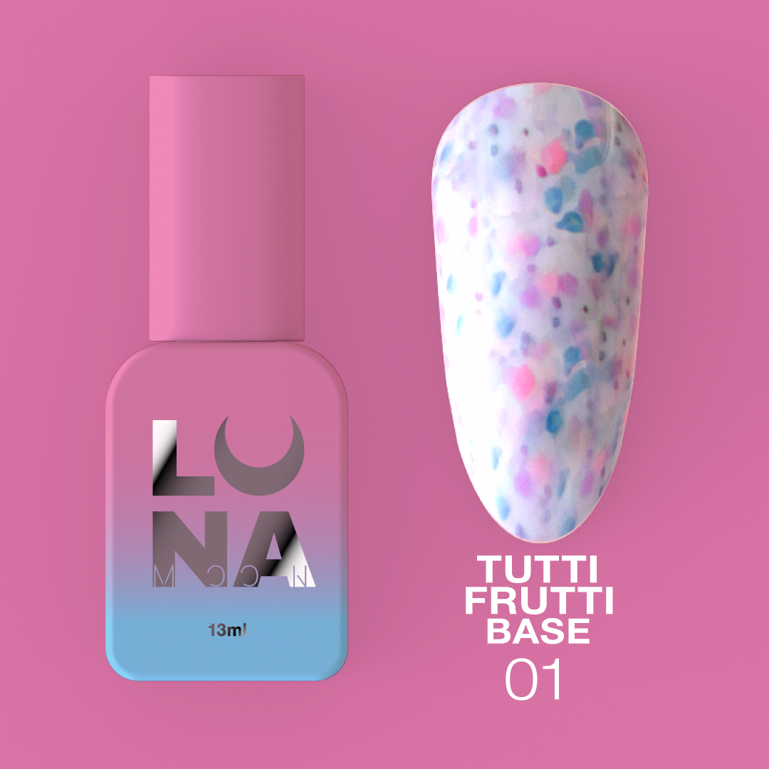Камуфляжная база LunaMoon Tutti Frutti Base №1, 13 мл