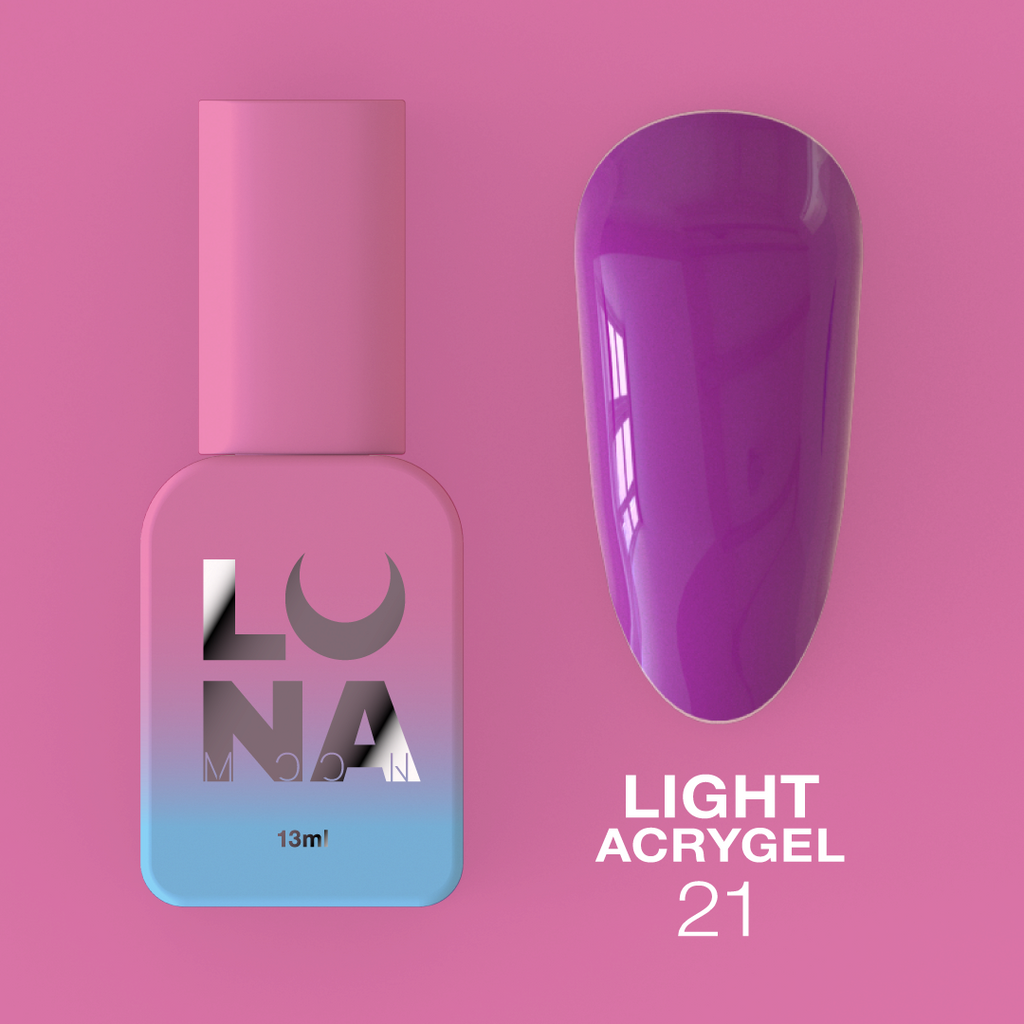 Жидкий гель LunaMoon Light Acrygel № 21, 13 мл