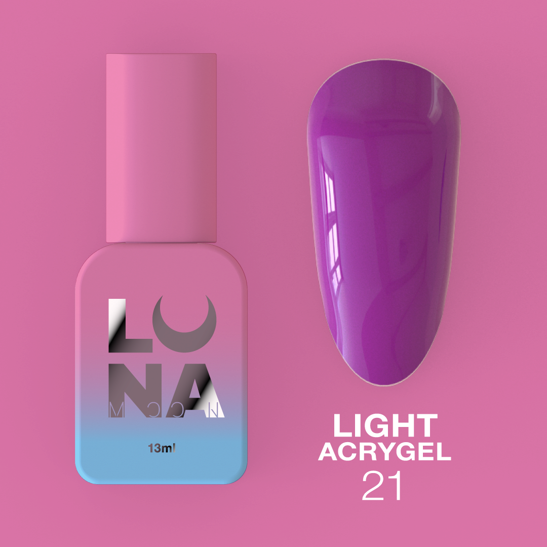Жидкий гель LunaMoon Light Acrygel № 21, 13 мл