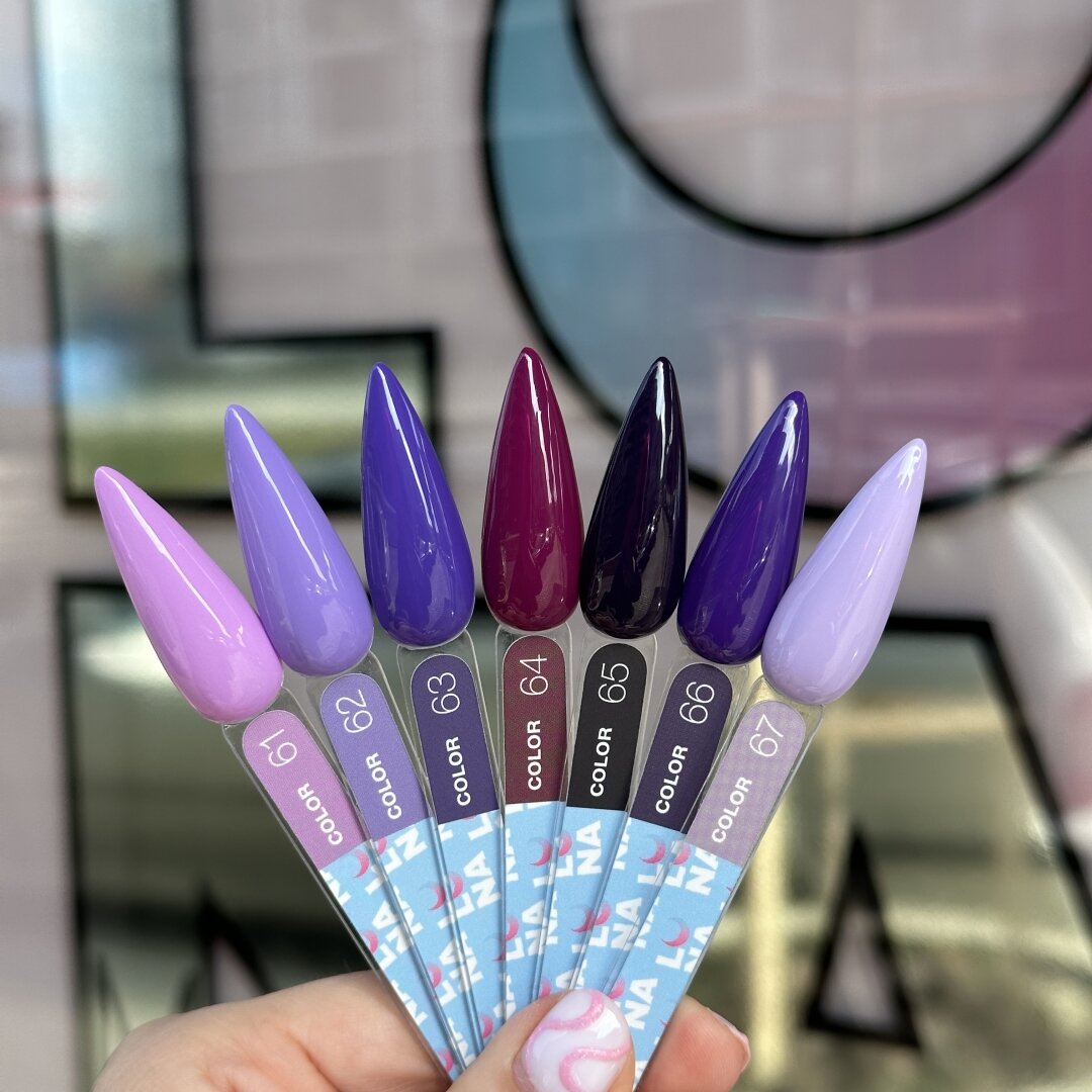 Гель-лак LunaMoon Color No. 64 фиолетово-винный, 13 мл