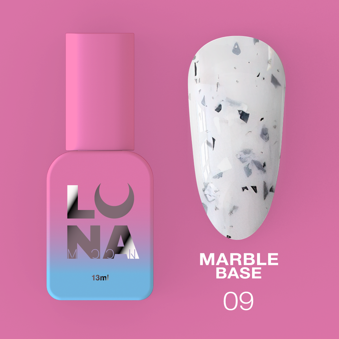 Камуфляжная база LunaMoon Marble Base No. 9, 13 мл