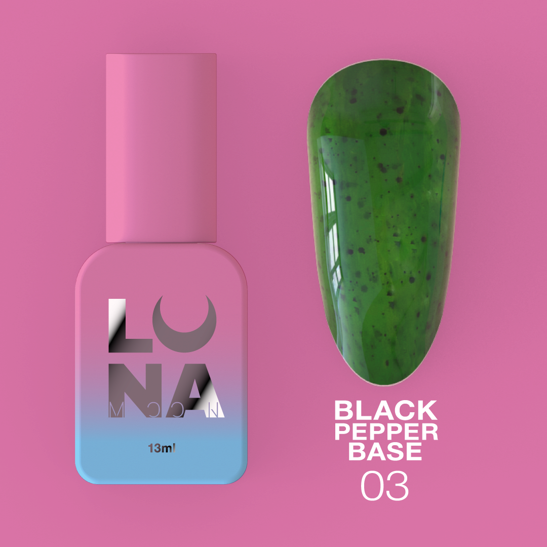 Камуфляжная база LunaMoon Black Pepper Base No. 3, 13 мл