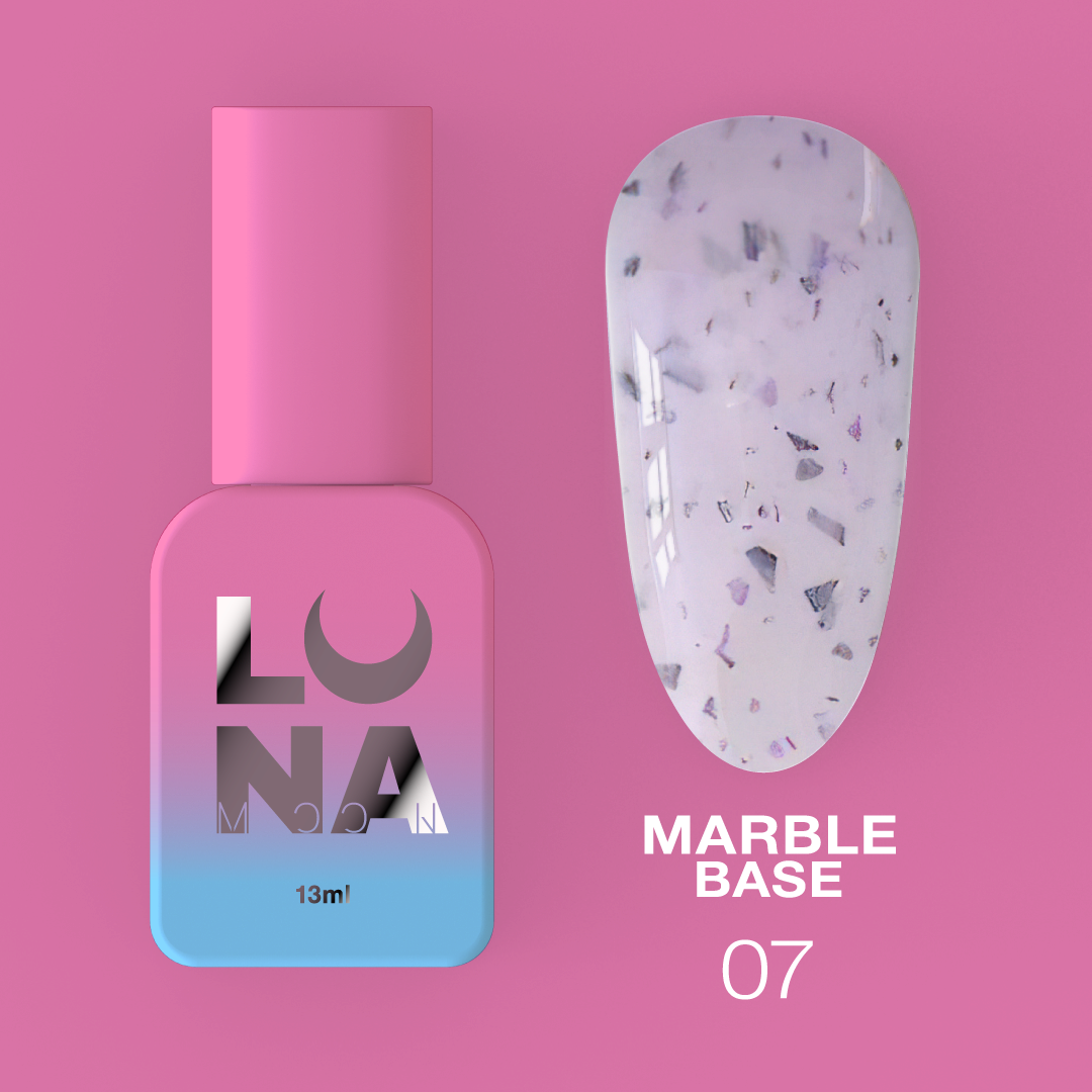 Камуфляжная база LunaMoon Marble Base No. 7, 13 мл