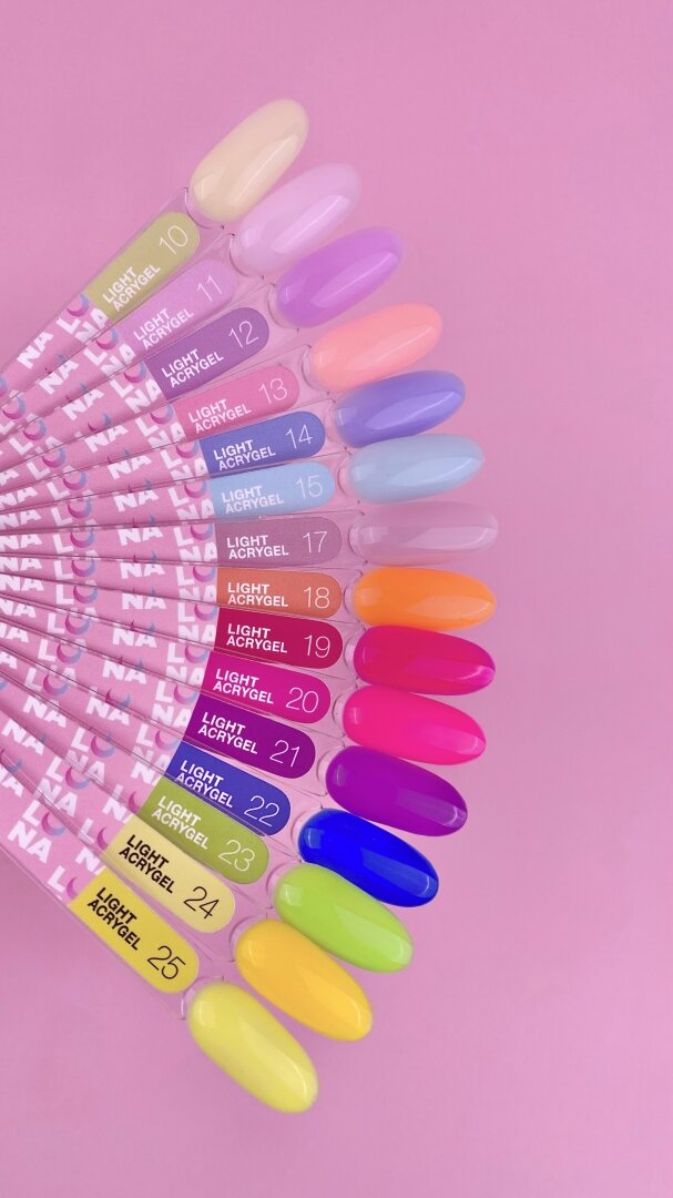 Жидкий гель LunaMoon Light Acrygel No. 19, 13 мл (гель для ногтей)