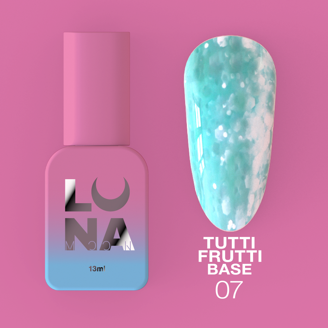 Камуфляжная база LunaMoon Tutti Frutti Base №7, 13 мл