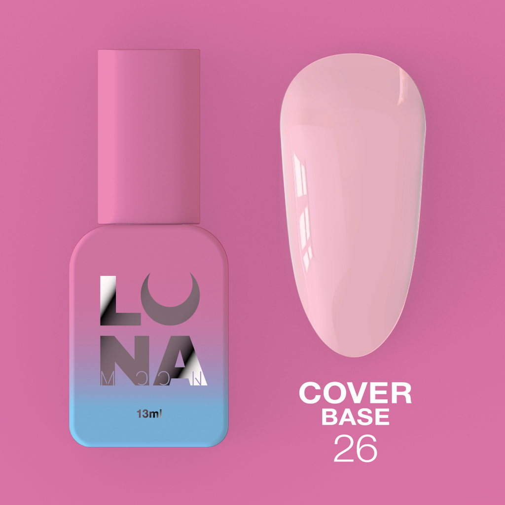 Классическая база LunaMoon Cover Base № 26, 13 мл