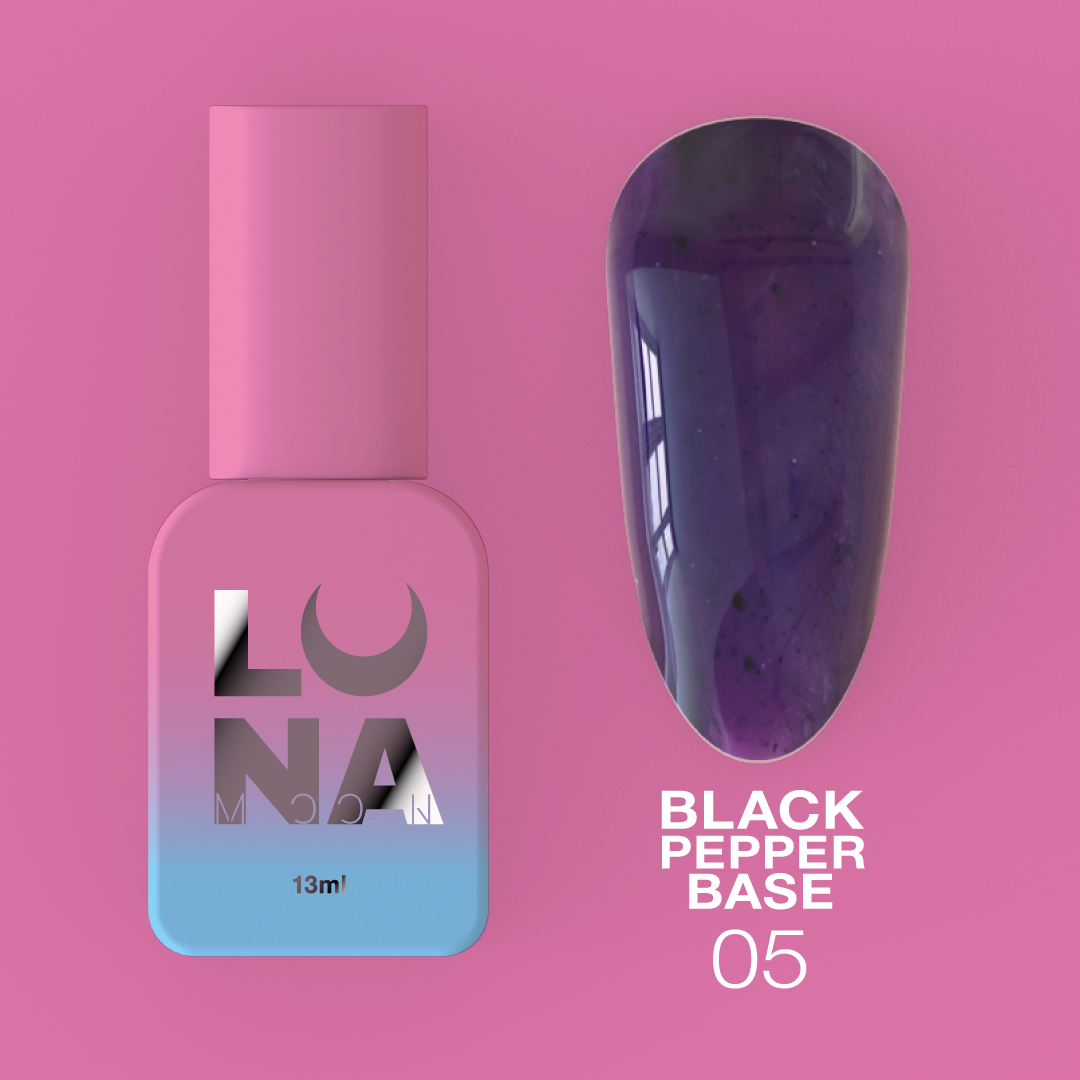 Камуфляжная база LunaMoon Black Pepper Base No. 5, 13 мл
