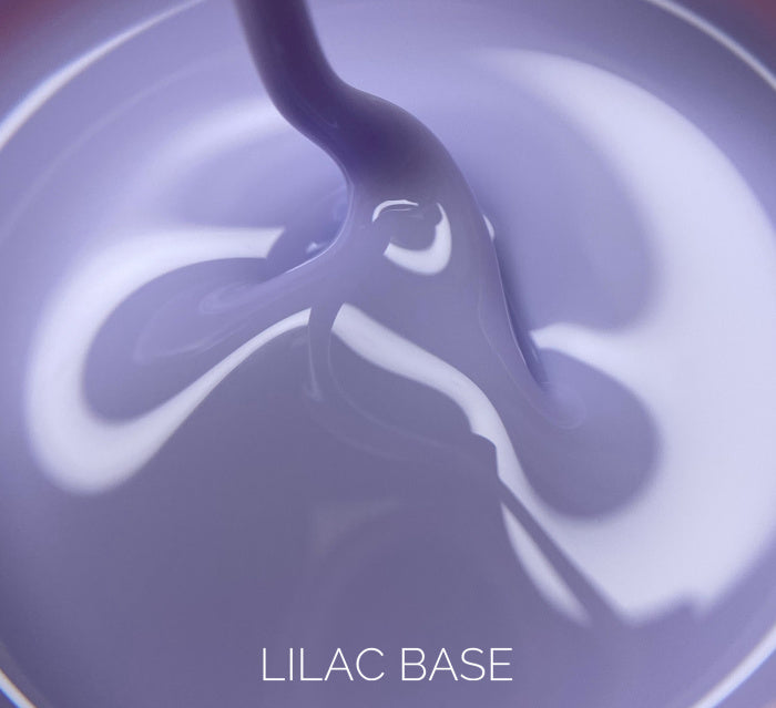 Камуфлирующая база для ногтей LunaMoon Base Lilac в сиреневом оттенке, 30 мл