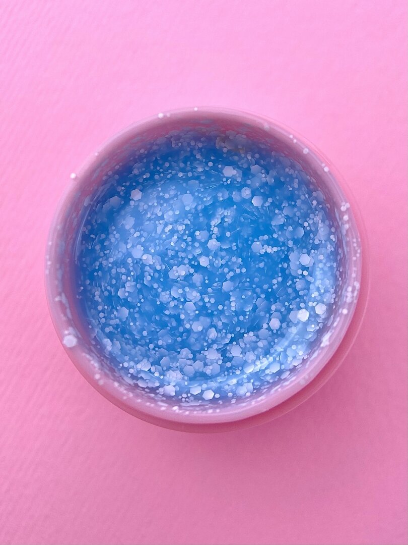 Гель-блестки Lunamoon Bubble Gel No. 2 для дизайна, 5 мл