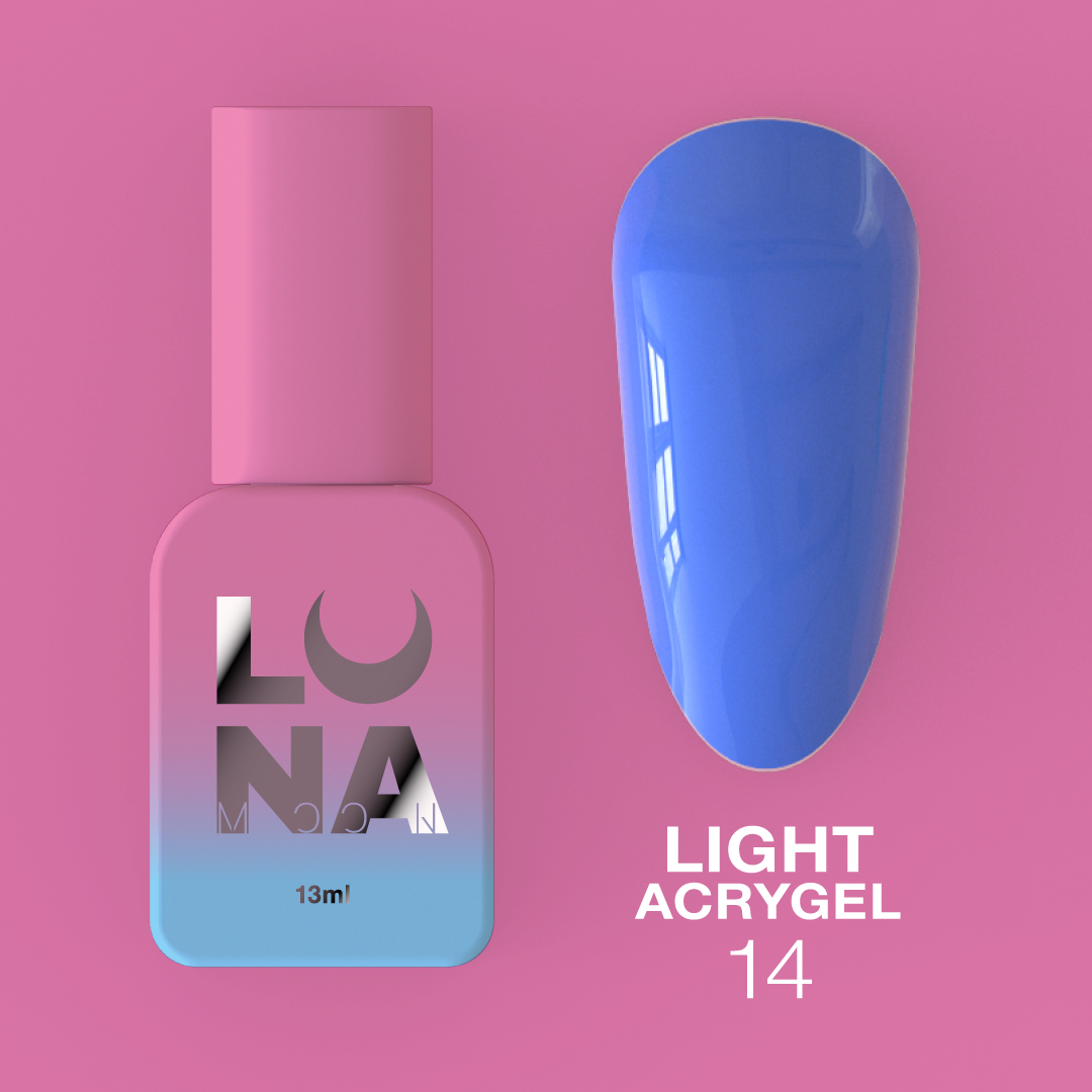 Жидкий гель LunaMoon Light Acrygel № 14, 13 мл