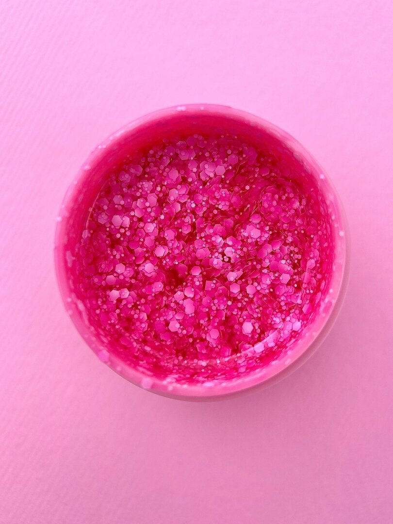 Блискучий гель LunaMoon Bubble Gel № 7 для дизайну, 5 мл