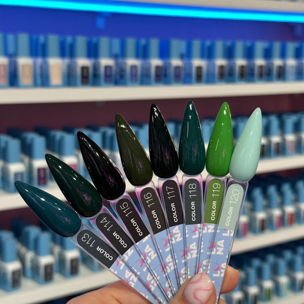 Гель-лак LunaMoon Color No. 119 травянисто-зелёный, 13 мл