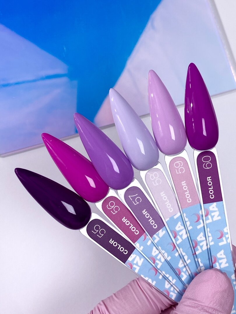 Гель-лак LunaMoon Color No. 58 светло-лавандовый, 13 мл