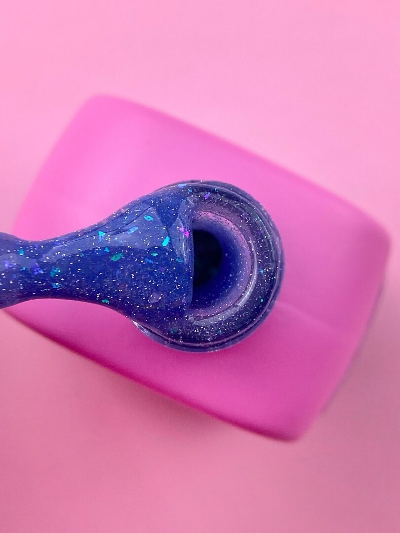 Жидкий гель LunaMoon Light Acrygel № 41 синий светоотражающий, 13 мл