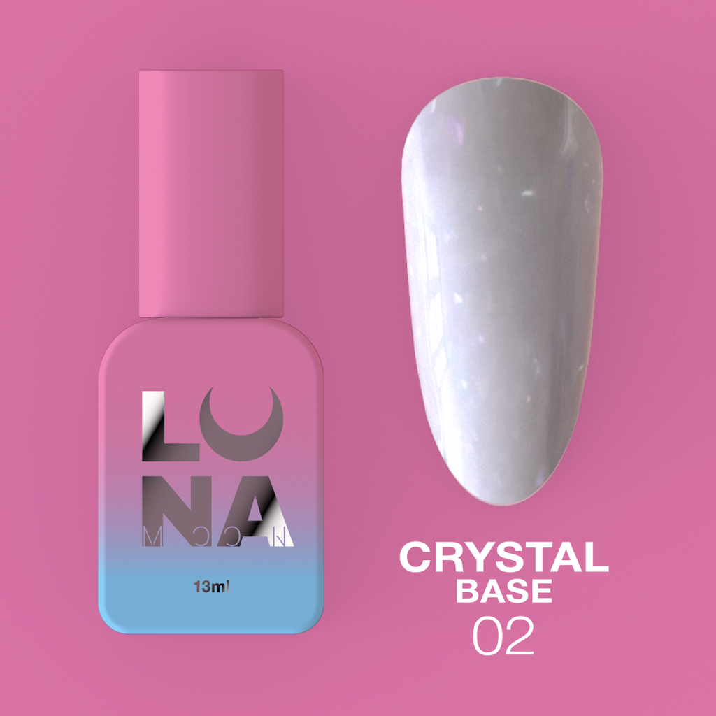 База LunaMoon Crystal Base No. 2, 13 мл (база для ногтей)