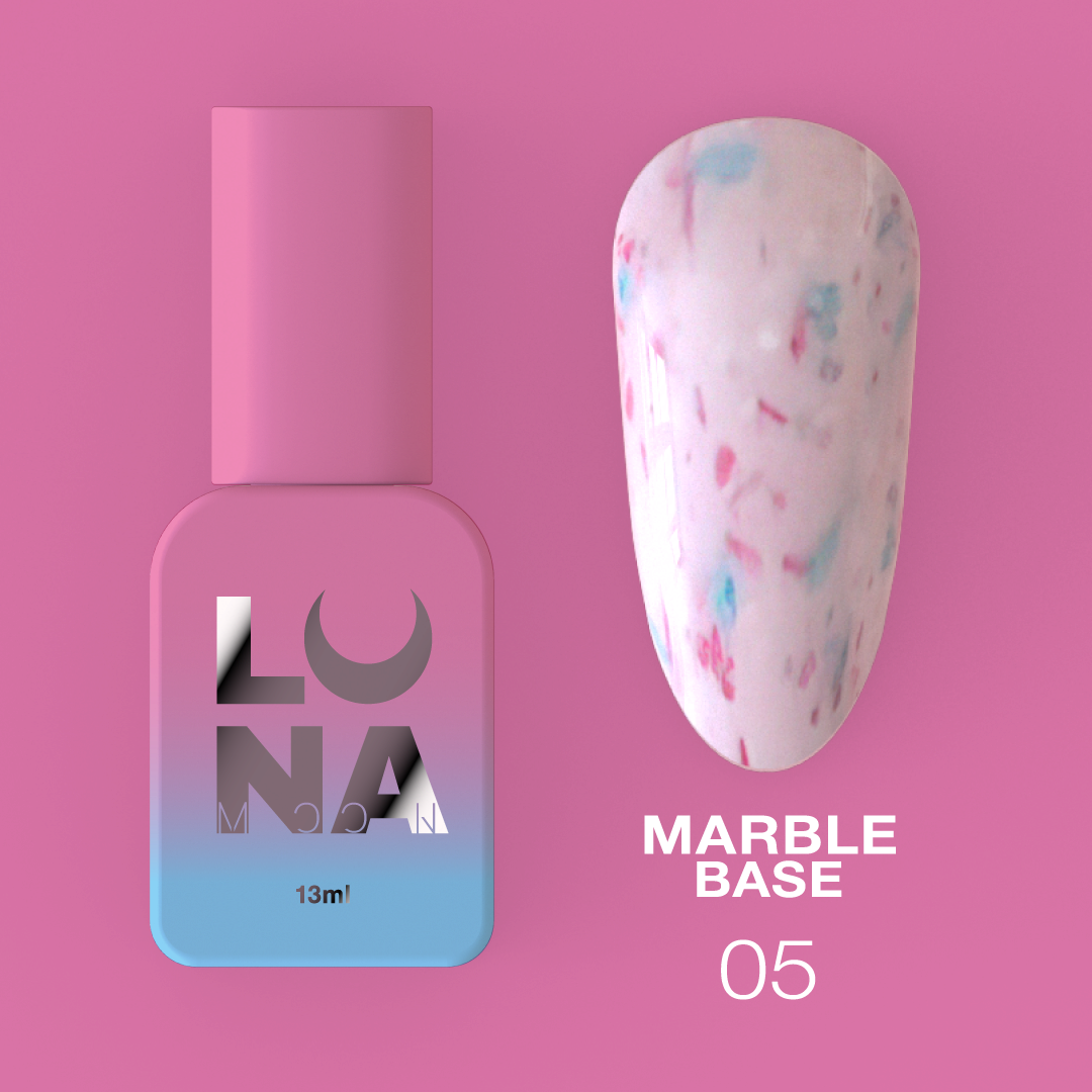 Камуфляжная база LunaMoon Marble Base No. 5, 13 мл