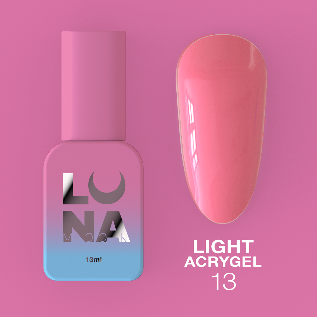 Жидкий гель LunaMoon Light Acrygel № 13, 13 мл