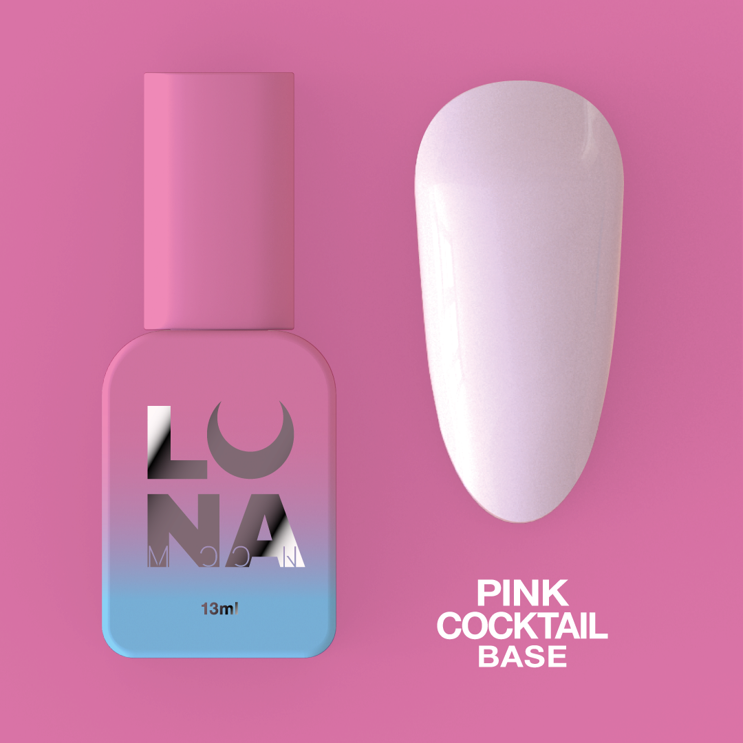 Камуфляжная база LunaMoon Pink Cocktail Base, 13 мл