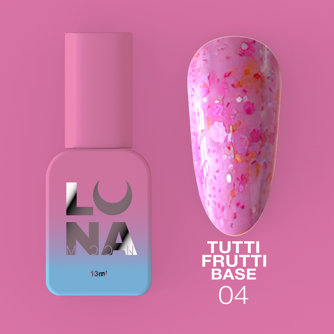 Камуфляжная база LunaMoon Tutti Frutti Base №4, 13 мл