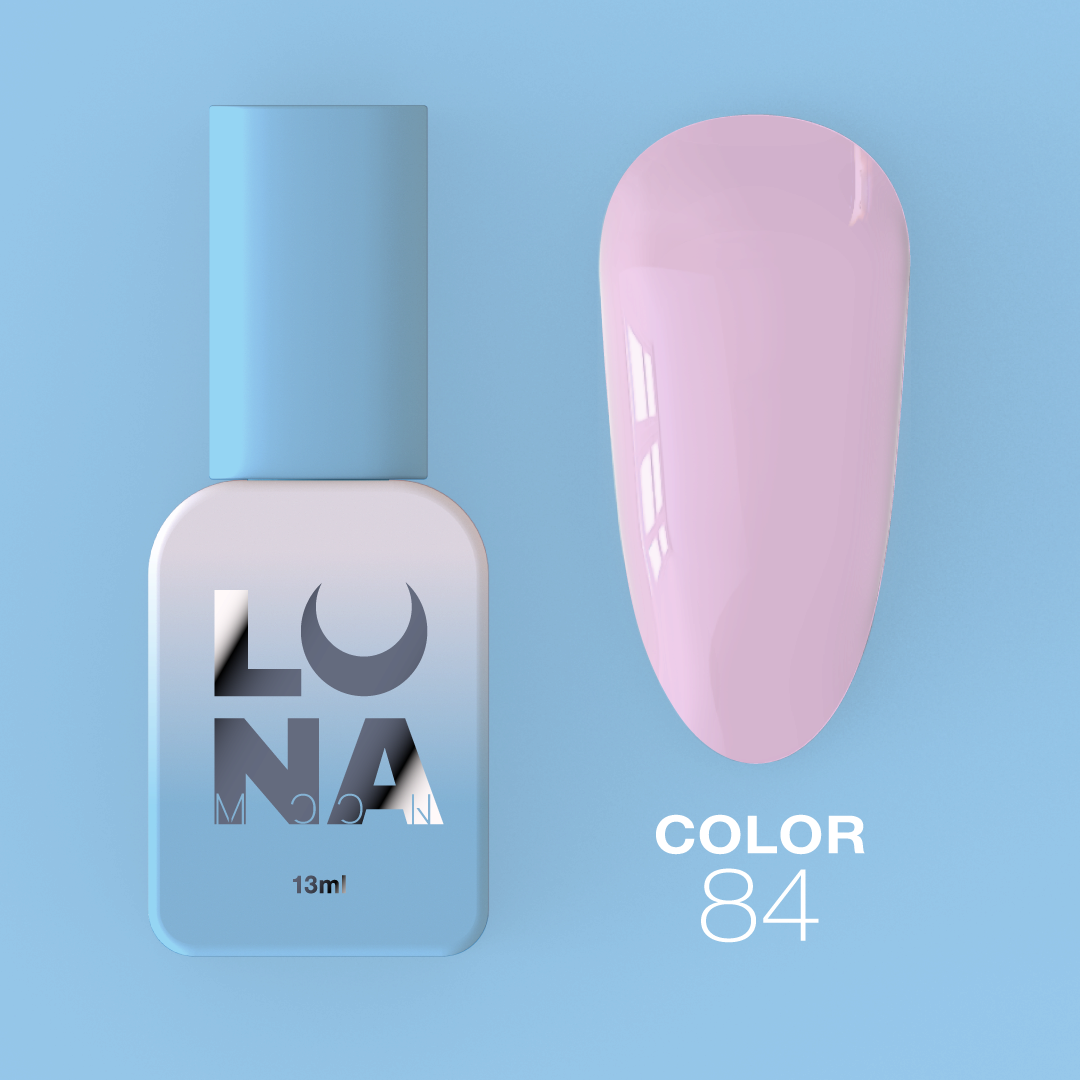 Гель-лак LunaMoon Color No. 84 светло-розовый, 13 мл
