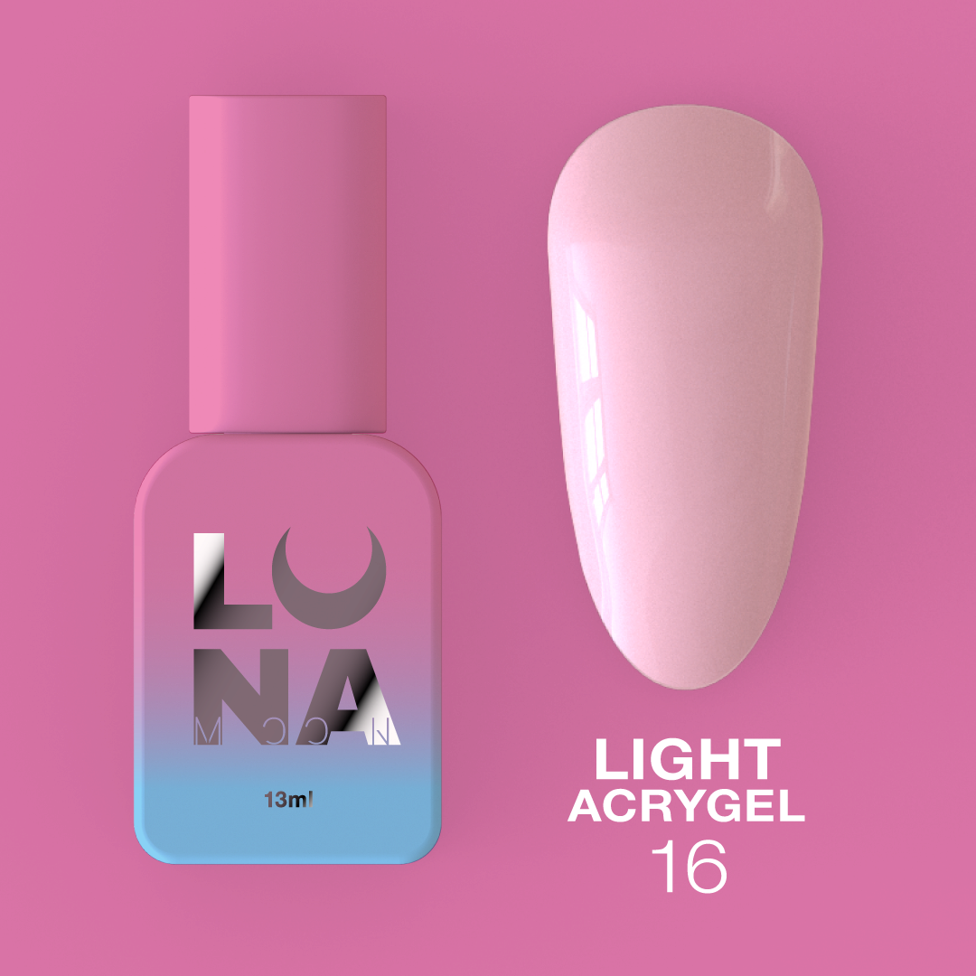 Жидкий гель LunaMoon Light Acrygel № 16, 13 мл