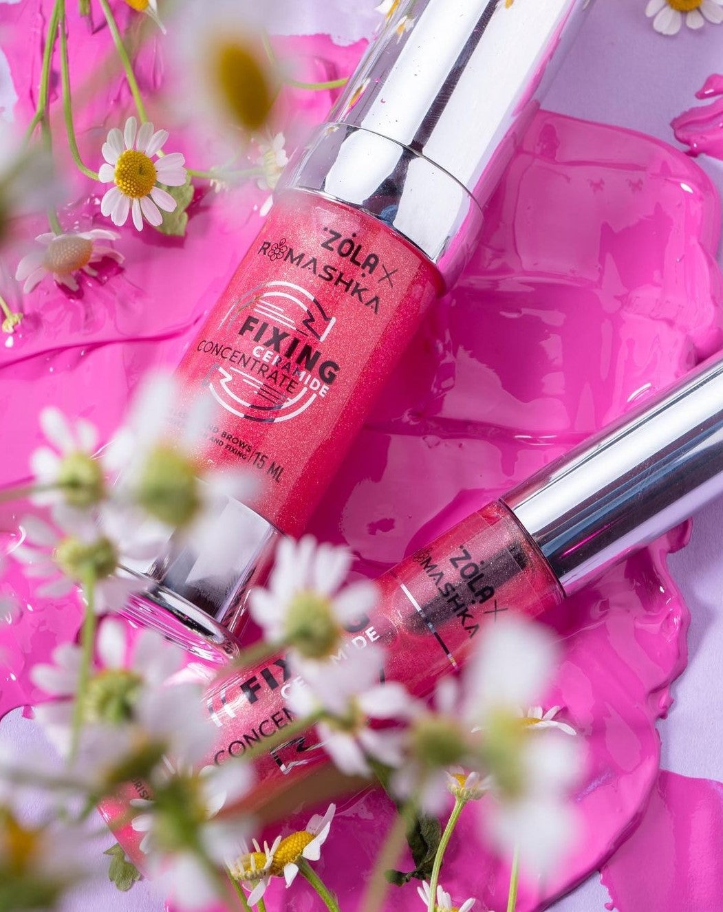 Фиксирующий концентрат ZOLA x Romashka для бровей Fixing Ceramide Concentrate 10 мл