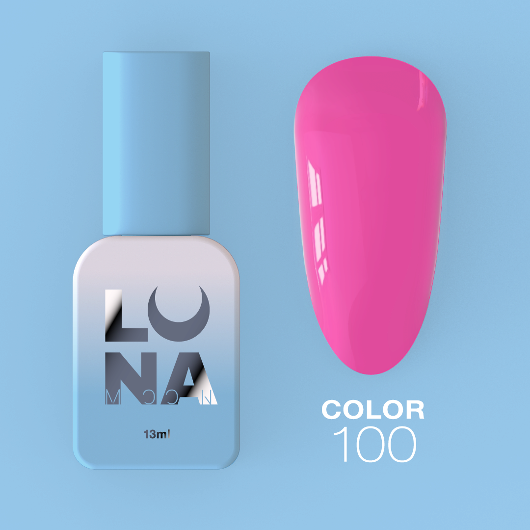 Гель-лак LunaMoon Color No. 100 ярко-розовый 13 мл