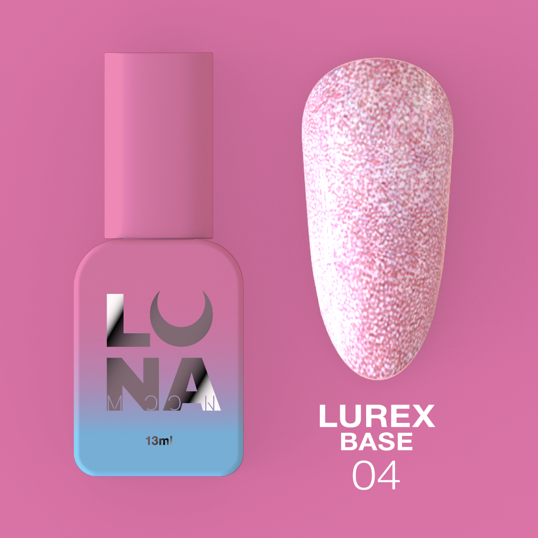 Камуфляжная светоотражающая база LunaMoon Lurex Base No. 4, 13 мл