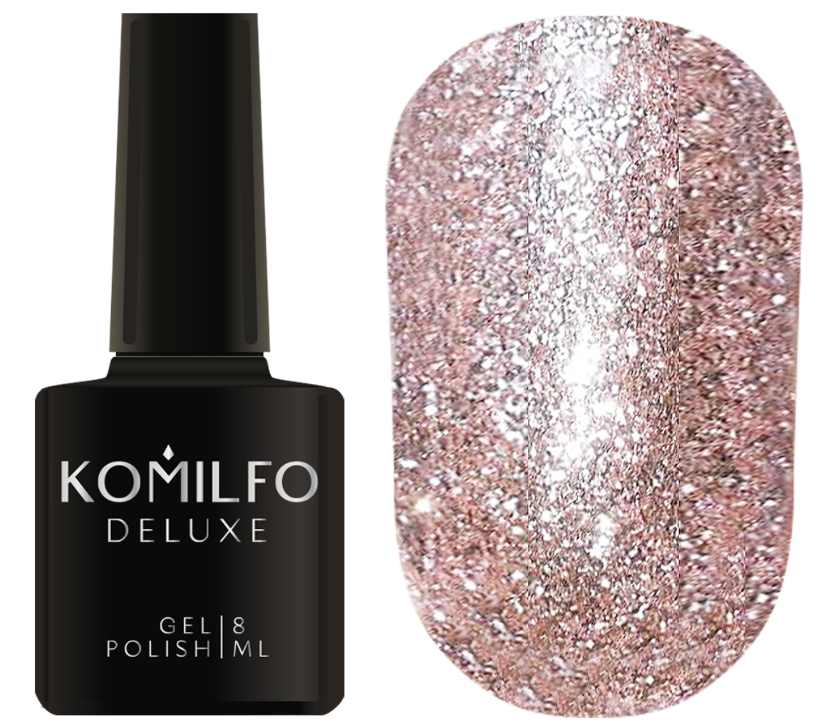 KOMILFO LIQUID GLAM GEL LGG006 (PURPLE), 8 мл