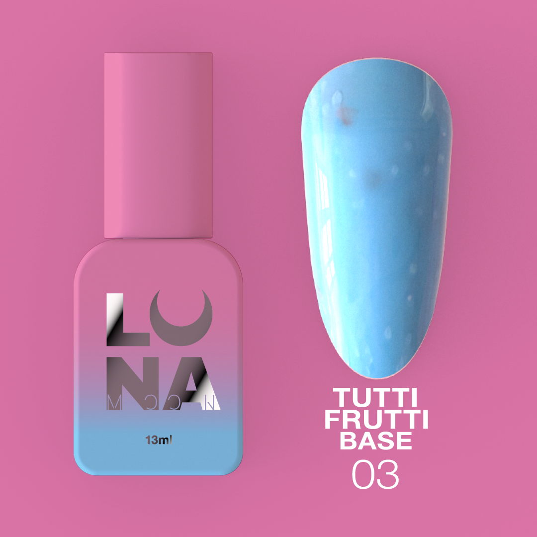 Камуфляжная база LunaMoon Tutti Frutti Base №3, 13 мл