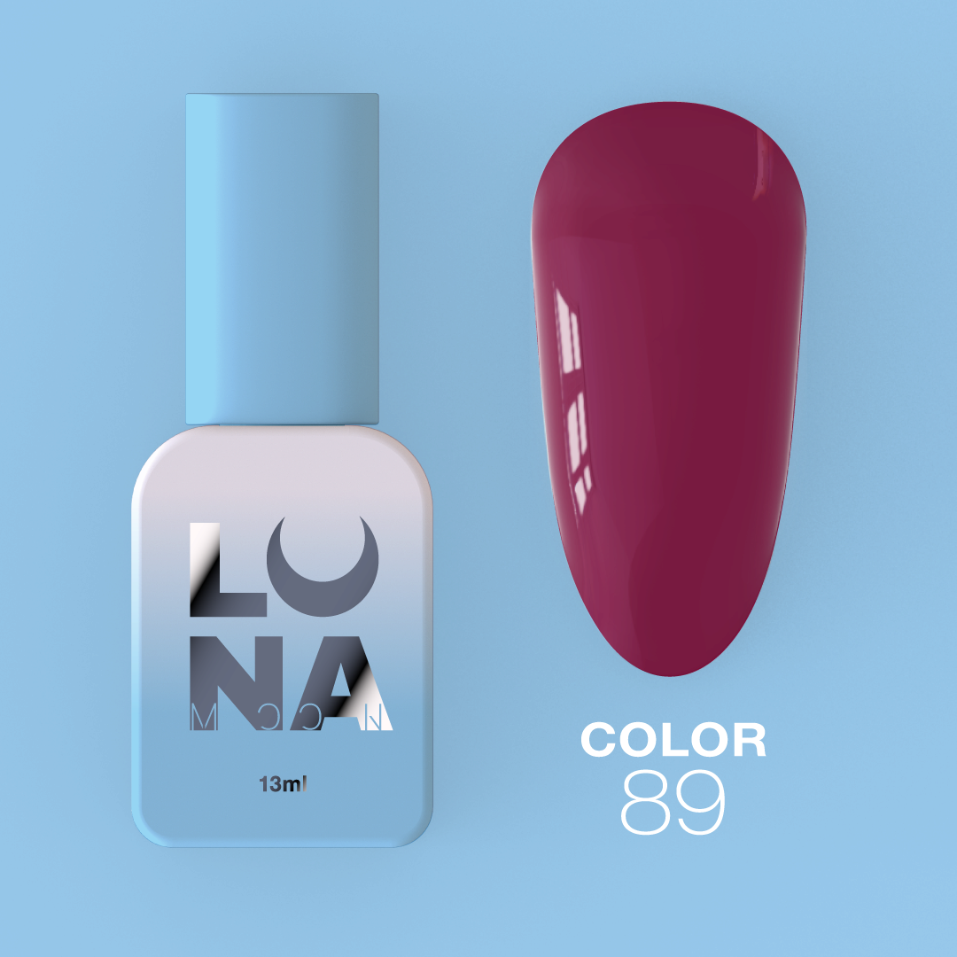 Гель-лак LunaMoon Color No. 89 фиолетовый, 13 мл
