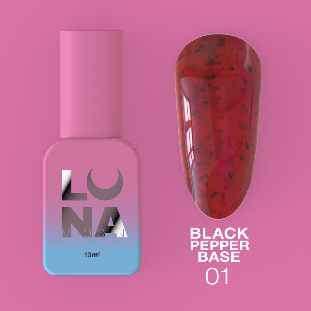 Камуфляжная база LunaMoon Black Pepper Base No. 1, 13 мл