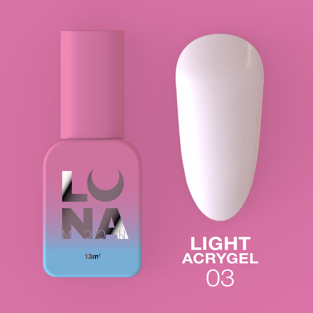 Жидкий гель LunaMoon Light Acrygel № 3, 13 мл