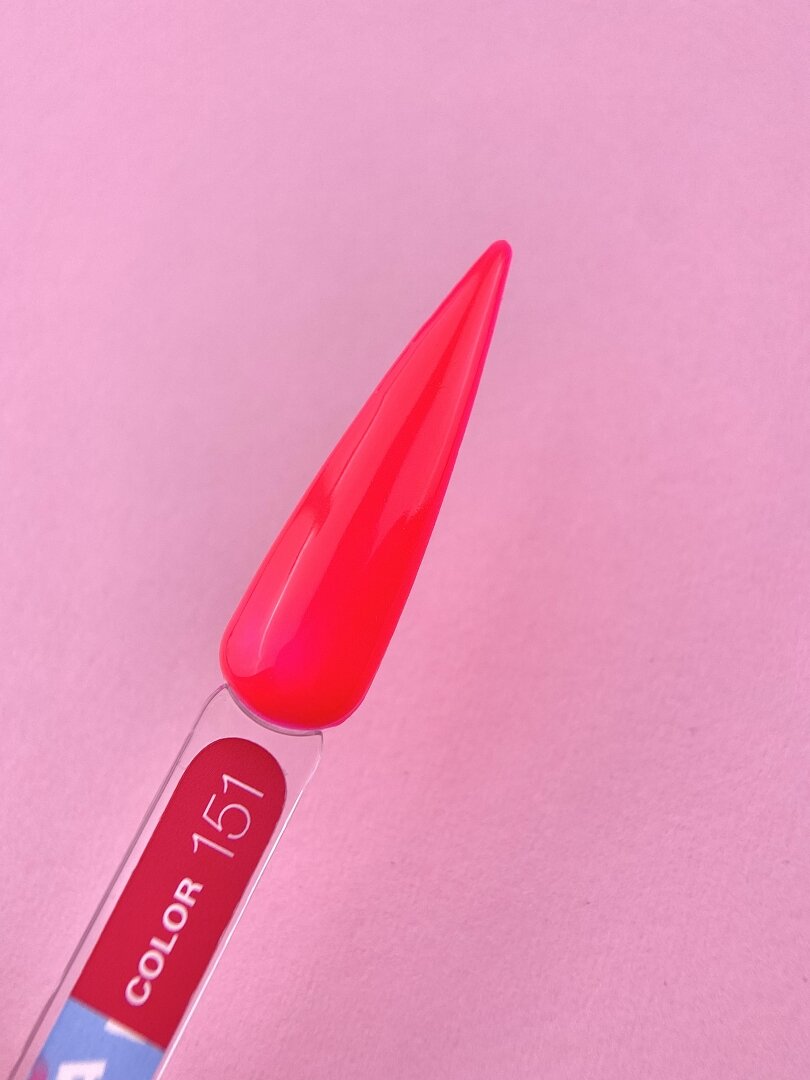 Гель-лак LunaMoon Color No. 151 розово-красный, 13 мл