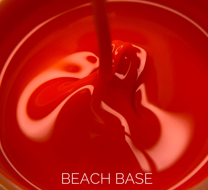 Камуфлирующая база для ногтей LunaMoon Base Beach в морковном оттенке, 13 мл