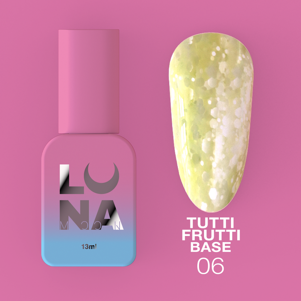 Камуфляжная база LunaMoon Tutti Frutti Base №6, 13 мл