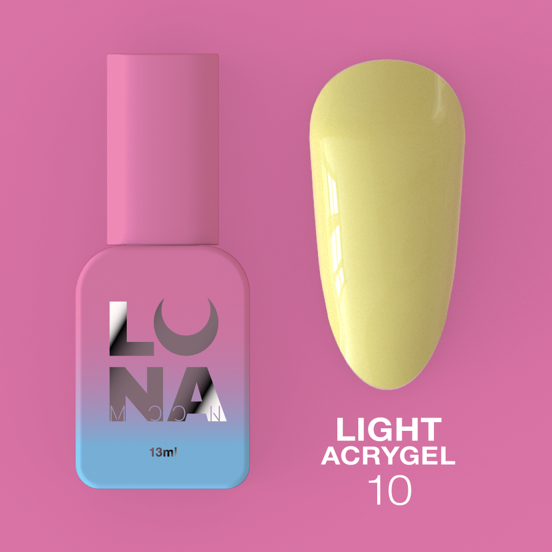 Жидкий гель LunaMoon Light Acrygel № 10, 13 мл
