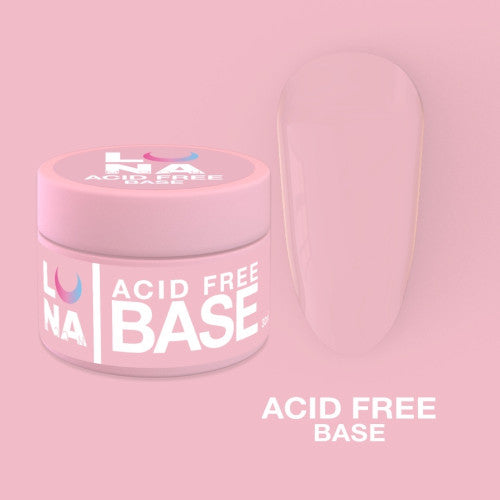 Бескислотная база для выпрямления ногтей LunaMoon Acid Free Base, 30 мл