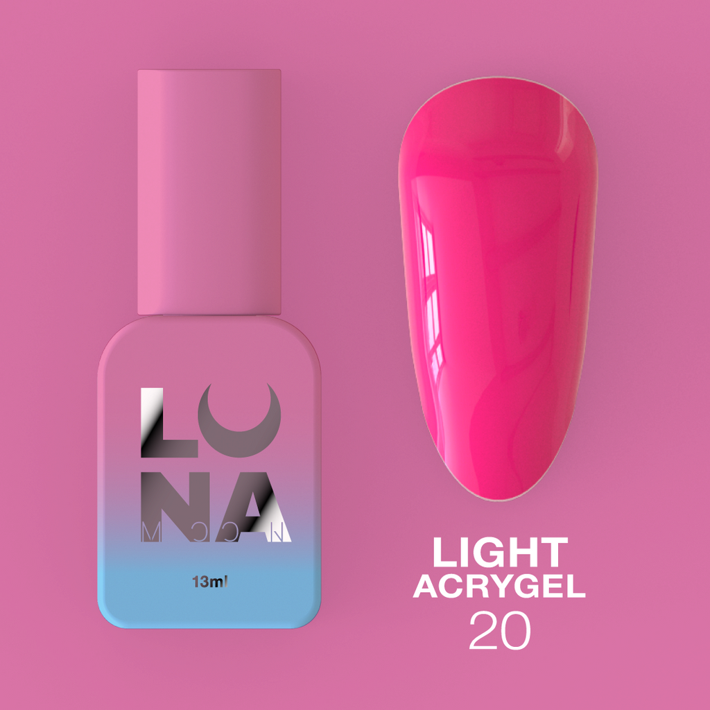 Жидкий гель LunaMoon Light Acrygel № 20, 13 мл