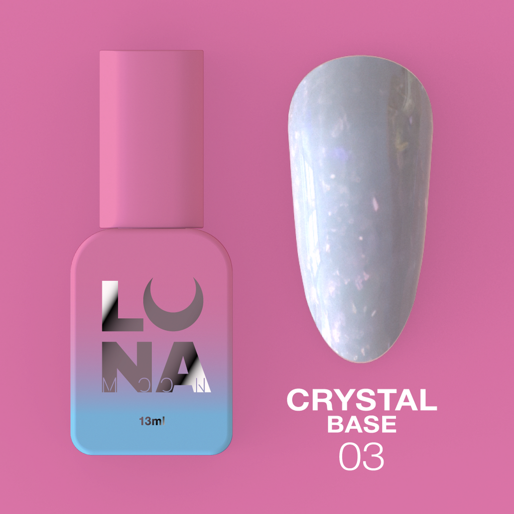 База LunaMoon Crystal Base No. 3, 13 мл (база для ногтей)