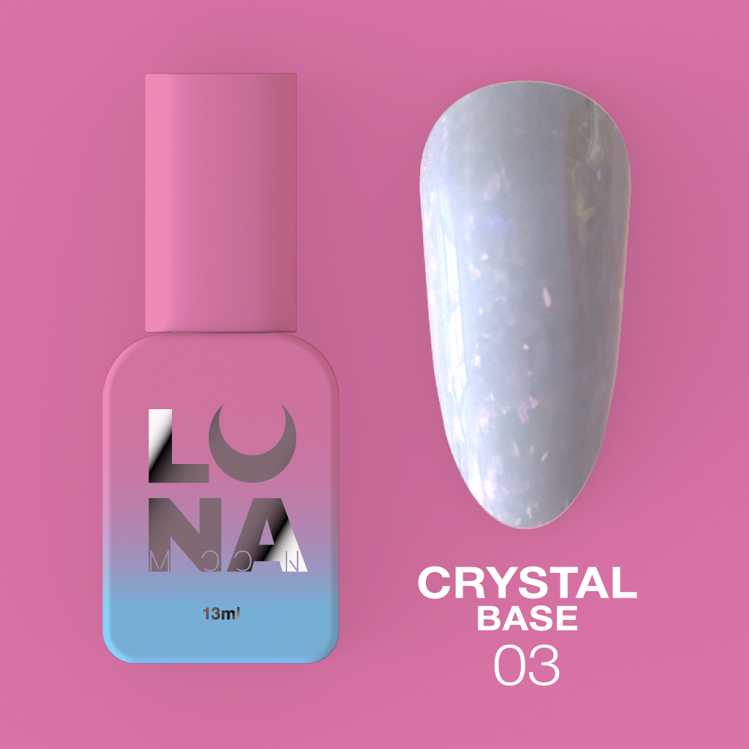 База LunaMoon Crystal Base No. 3, 13 мл (база для ногтей)
