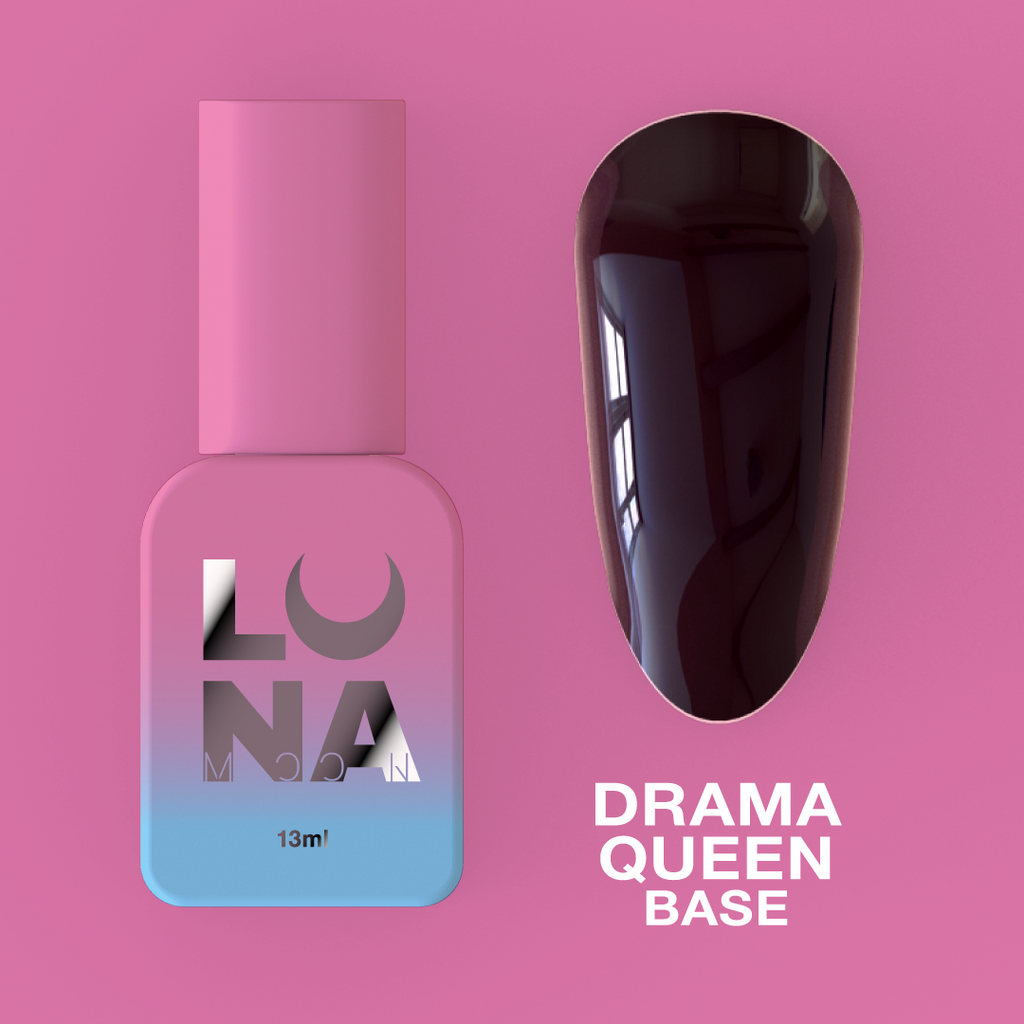 Камуфляжная база LunaMoon Drama Queen Base, 13 мл (база для ногтей)
