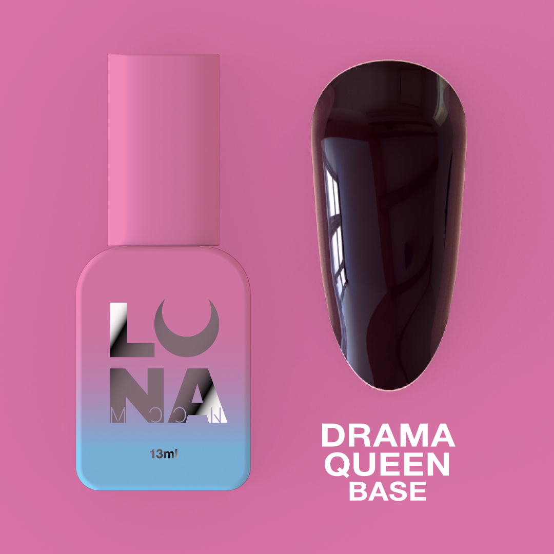 Камуфляжная база LunaMoon Drama Queen Base, 13 мл (база для ногтей)