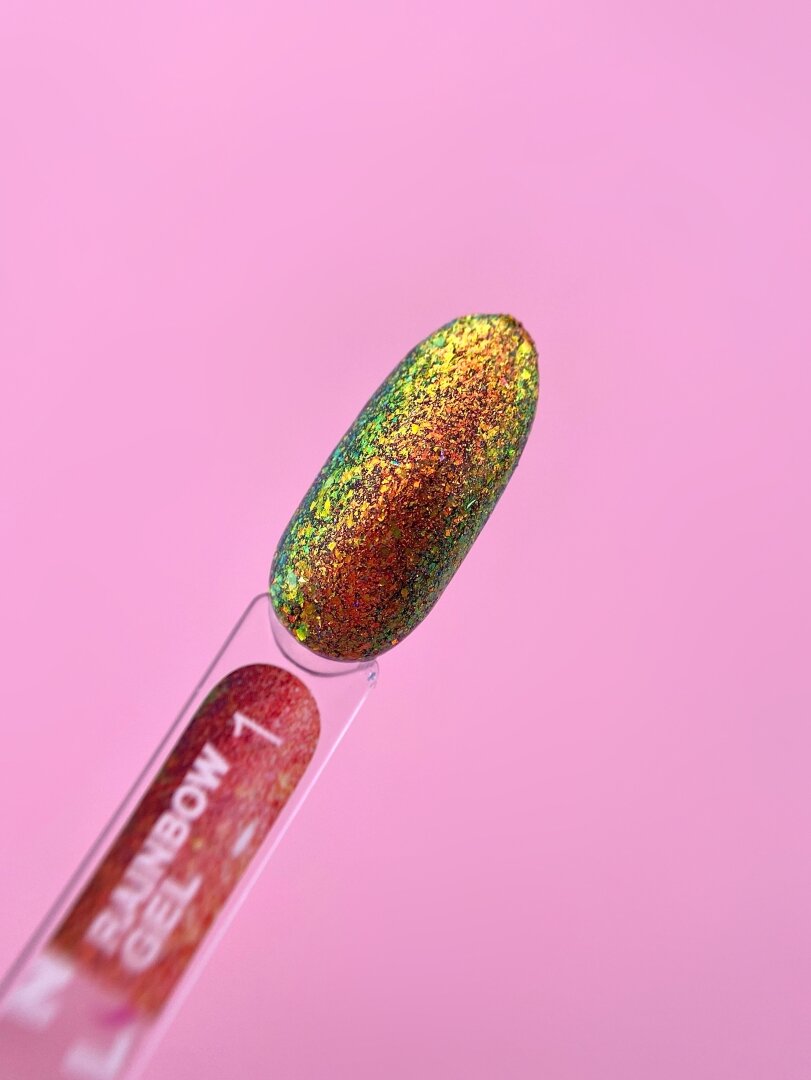 Гель-хамелеон для ногтей LunaMoon Rainbow Gel No. 1, 5 мл (гель для ногтей)