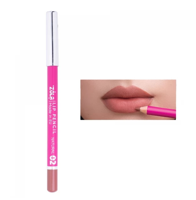 Карандаш для губ ZOLA Lip Pencil 02 Натуральный цвет