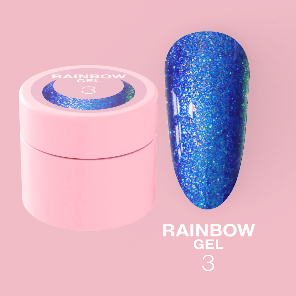 Гель-лак для нігтів LunaMoon хамелеон Rainbow Gel № 3, 5 мл