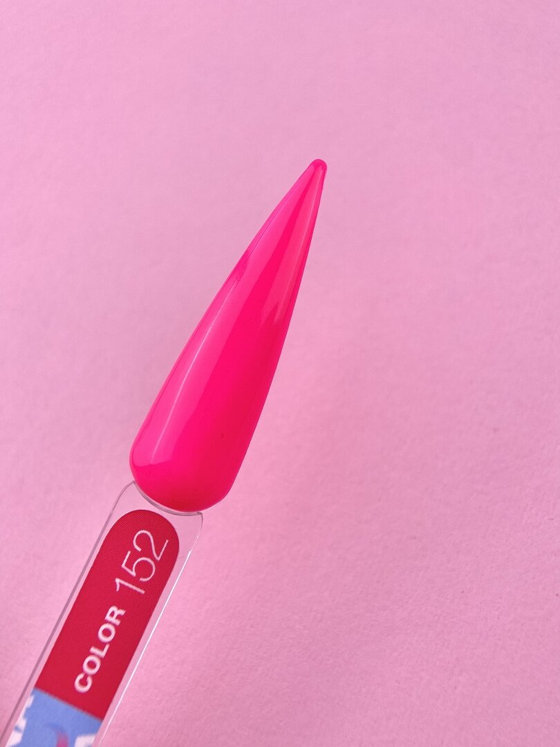 Гель-лак LunaMoon Color No. 152 неоновый яркий холодный розовый, 13 мл