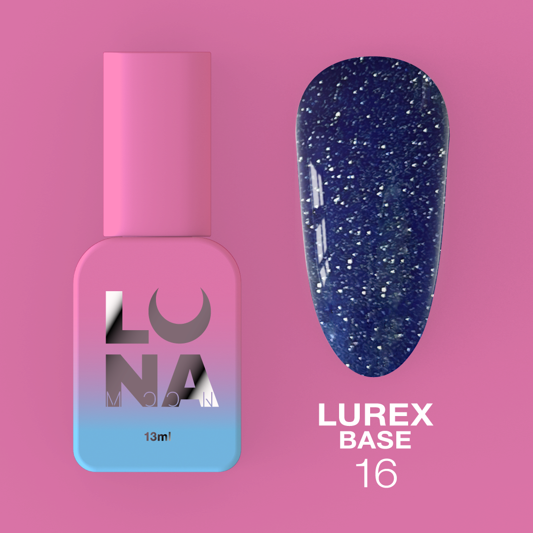 Камуфляжная светоотражающая база LunaMoon Lurex Base No. 16, 13 мл