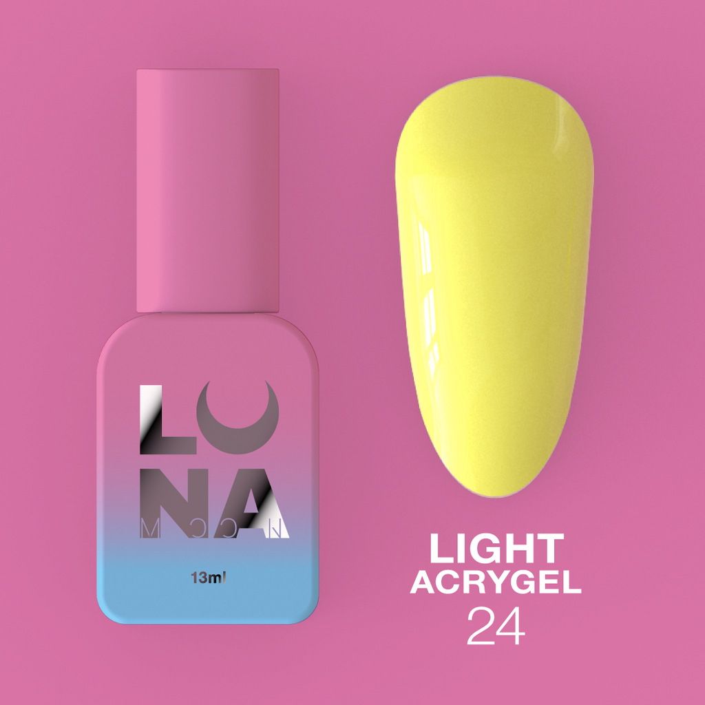 Жидкий гель LunaMoon Light Acrygel № 24, 13 мл